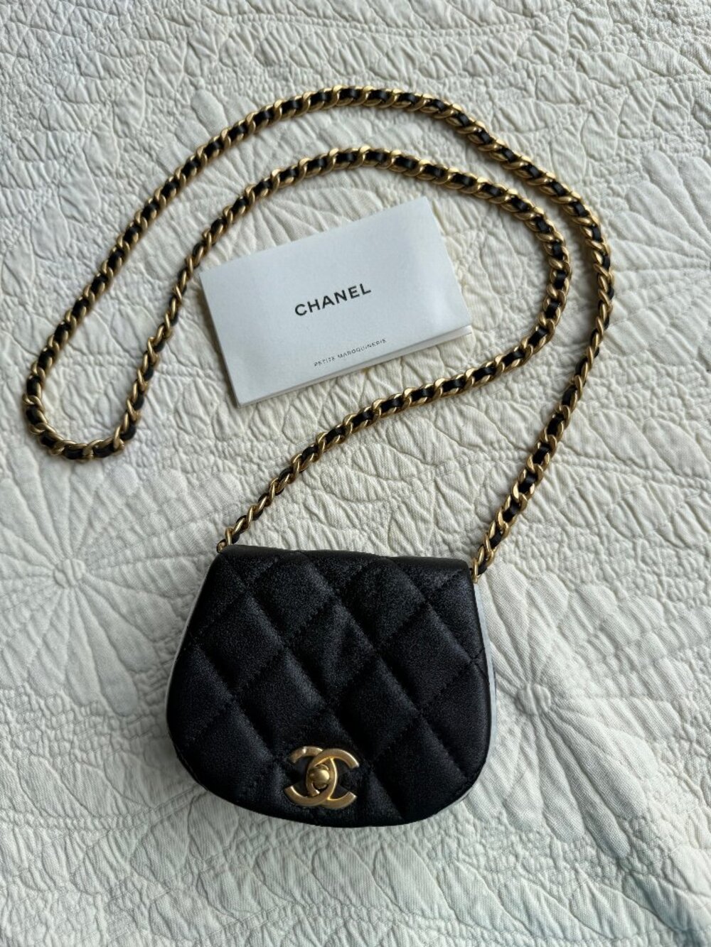 NEW CHANEL Mini Coco Mail Clutch with Chain
